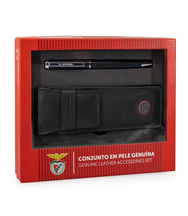 Porta-Canetas + Caneta SL Benfica Preto