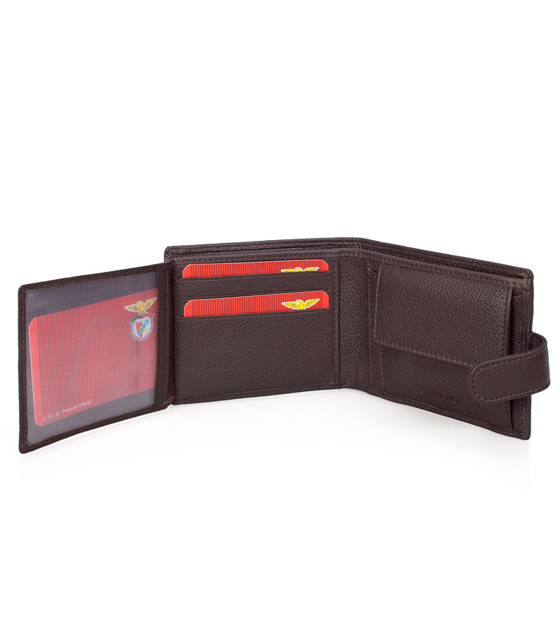 Benfica Leather Wallet with Clip
