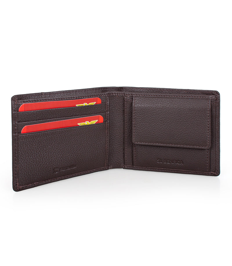 Benfica Leather Wallet with Card Holder