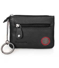 Benfica Leather Coin Holder/Key Ring