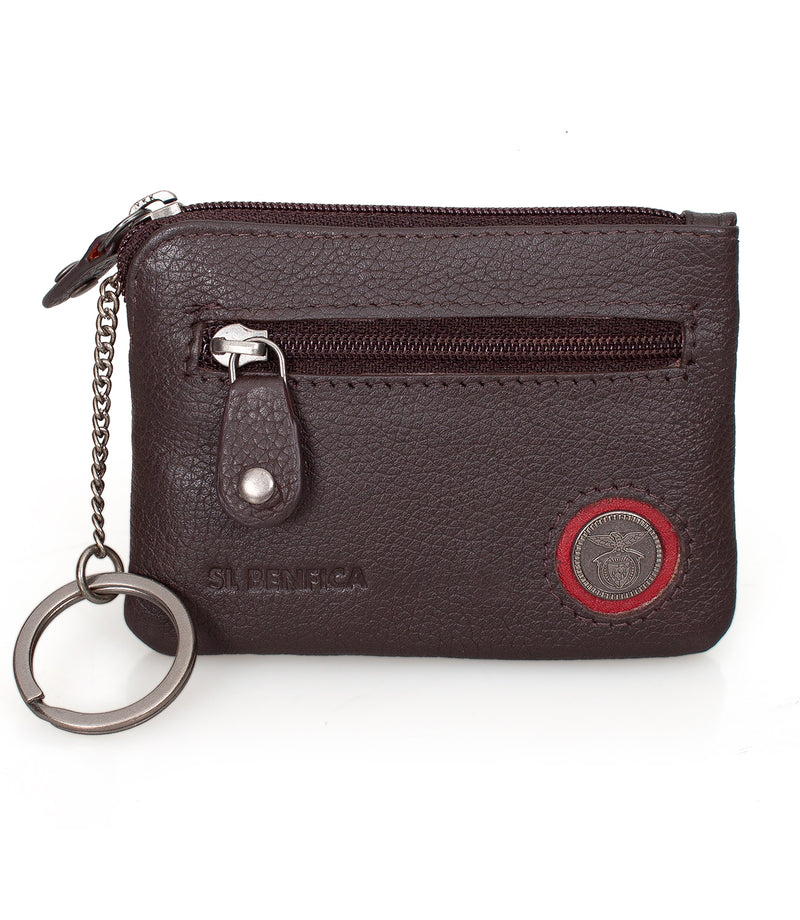 Benfica Leather Coin Holder/Key Ring