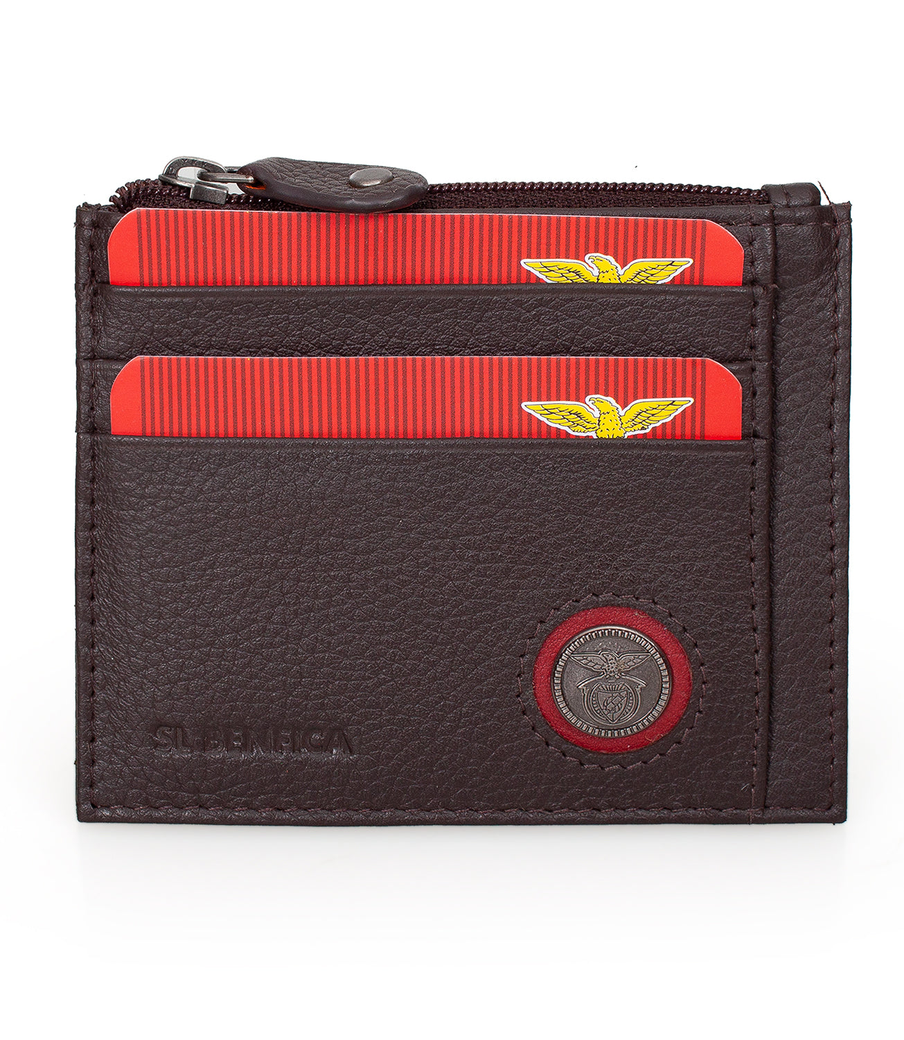 Porta-Cartões em Pele Benfica