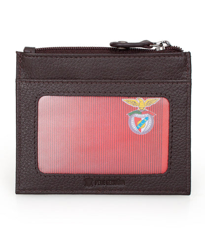 Porta-Cartões em Pele Benfica