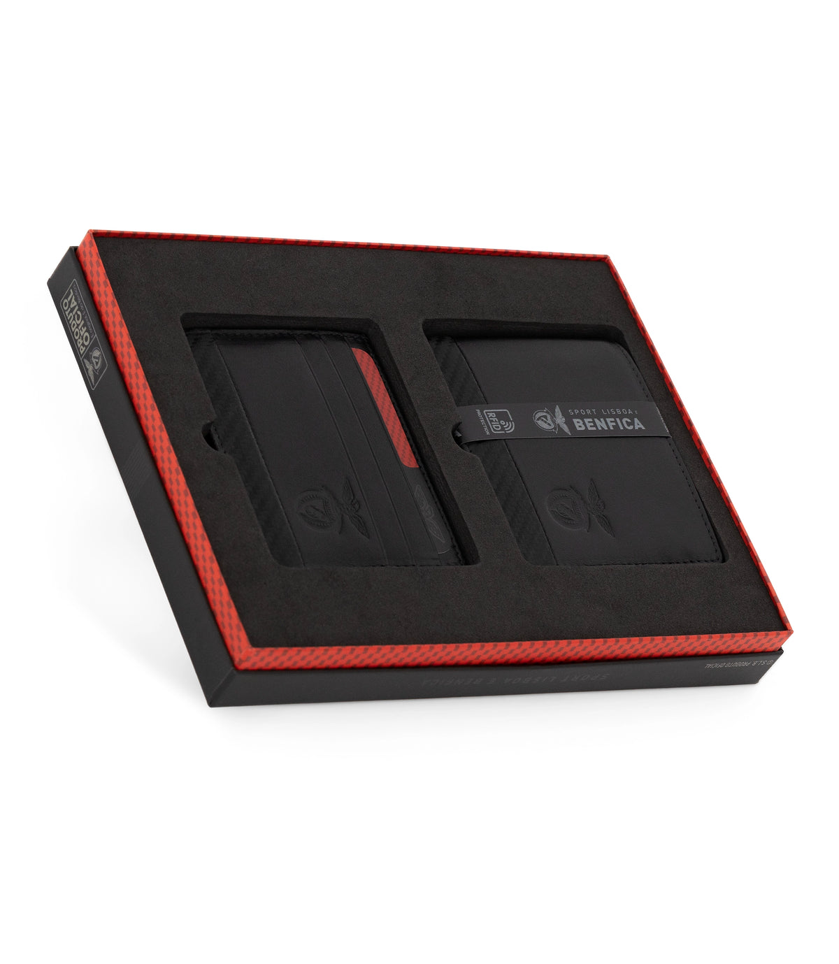 Conjunto Carteira + Porta-Cartões SL Benfica