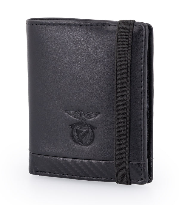 Porta-Cartões com Elástico SL Benfica - Carbon Preto
