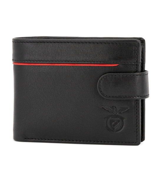 Carteira com Presilha Red Line SL Benfica Preto