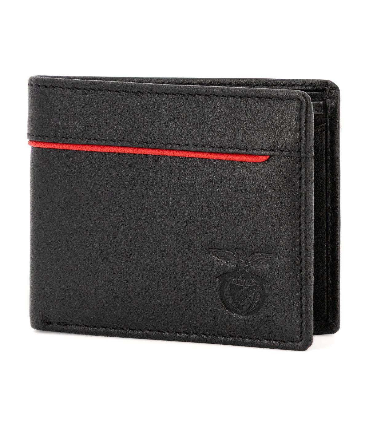 Carteira com Presilha Interior Frieze SL Benfica Preto