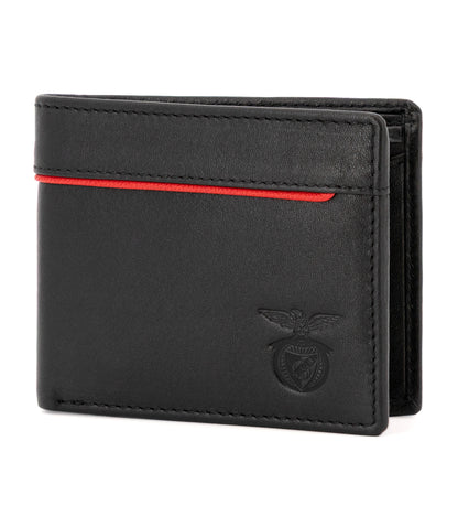 Carteira com Presilha Interior Frieze SL Benfica Preto