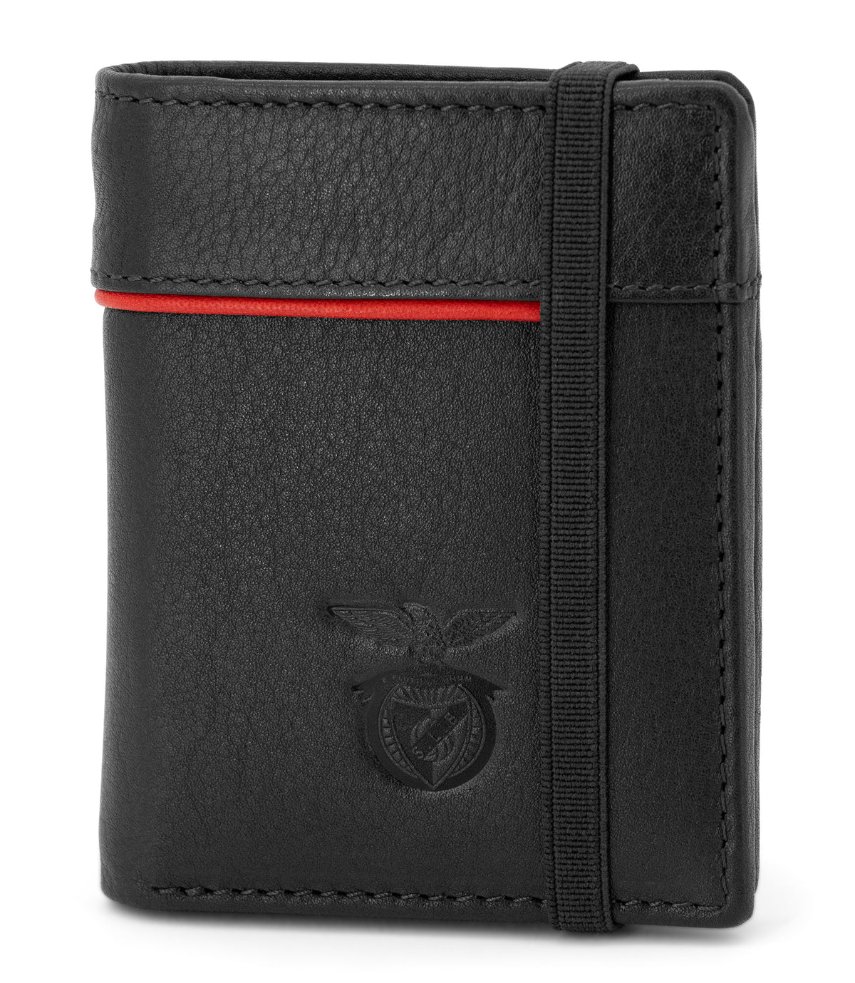 Porta-Cartões com Elástico Frieze SL Benfica Preto