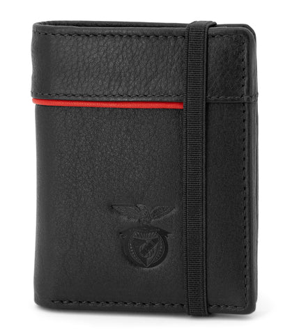 Porta-Cartões com Elástico Frieze SL Benfica Preto