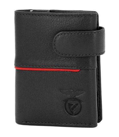 Porta-Cartões com Ejetor de Alumínio Frieze SL Benfica Preto