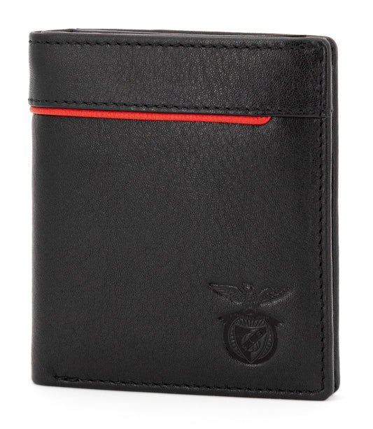 Porta-Cartões com Moedeiro PRT Red Line SL Benfica Preto