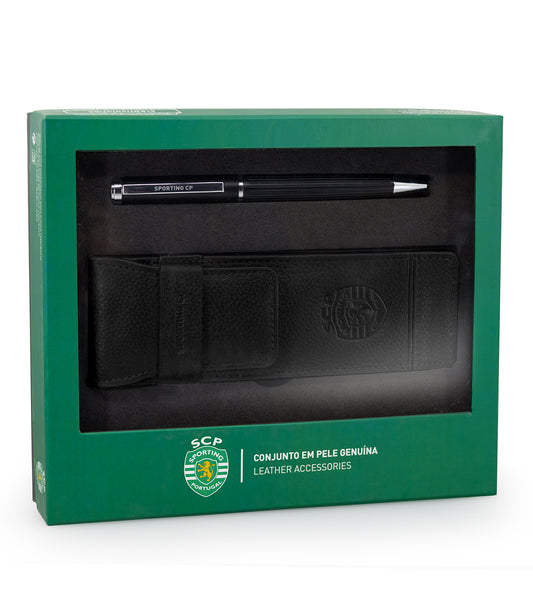 Porta-canetas + Caneta Sporting