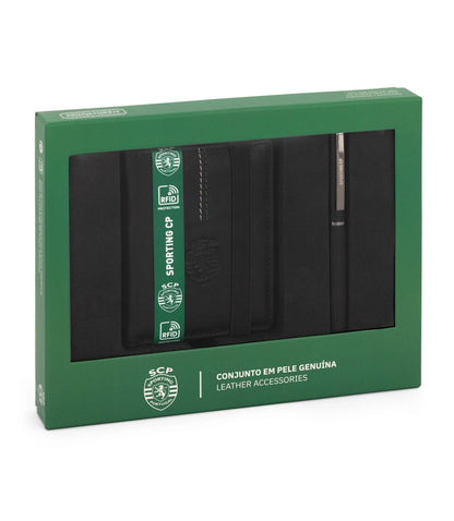Conjunto Carteira + Caneta Sporting CP