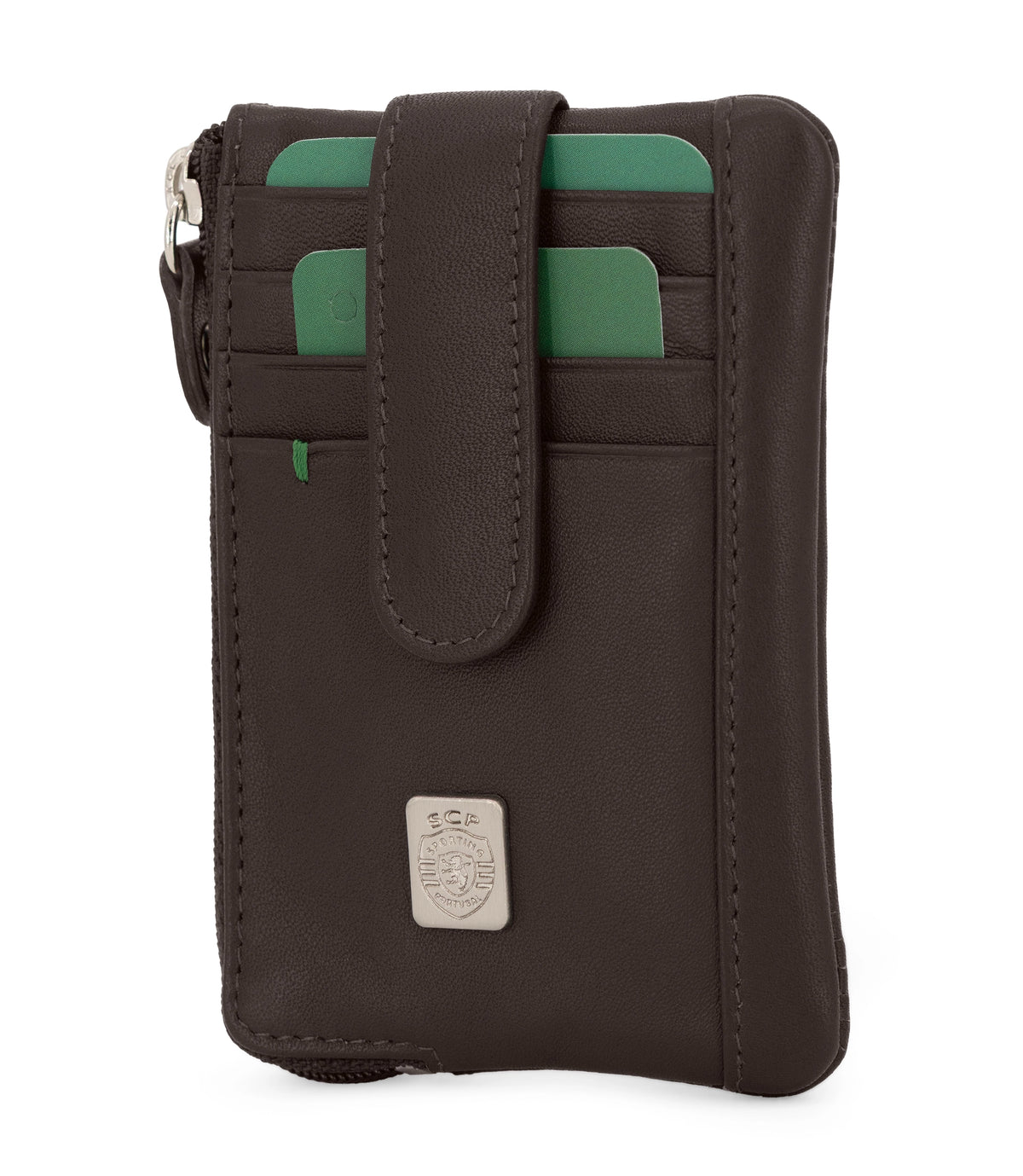 Carteira / Moedeiro Sporting Plate Castanho