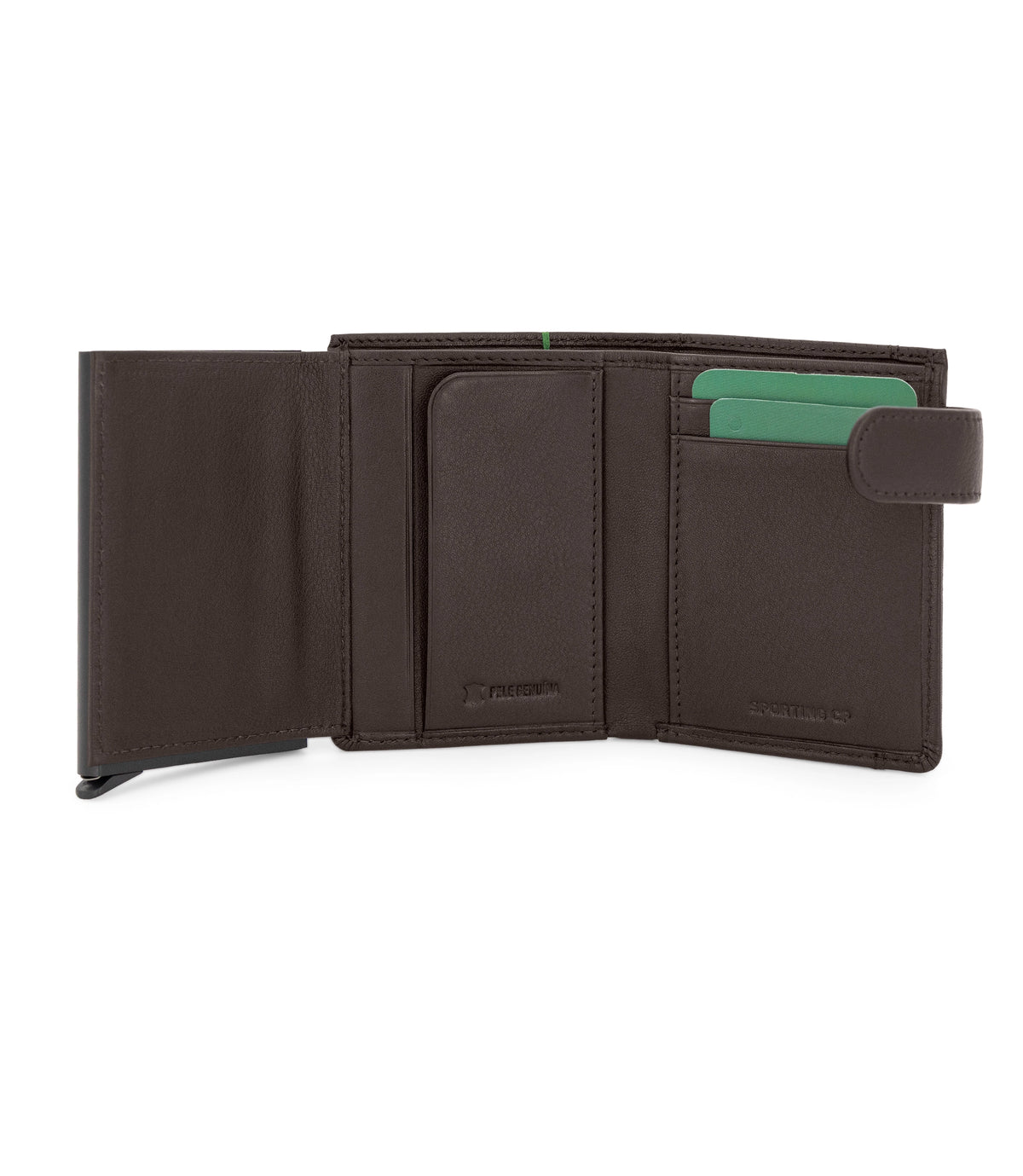 Porta-Cartões com Ejetor de Alumínio Sporting Plate