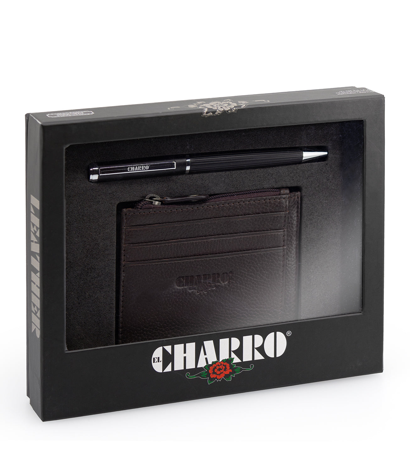 Porta-Cartões + Caneta El Charro El Charro Castanho