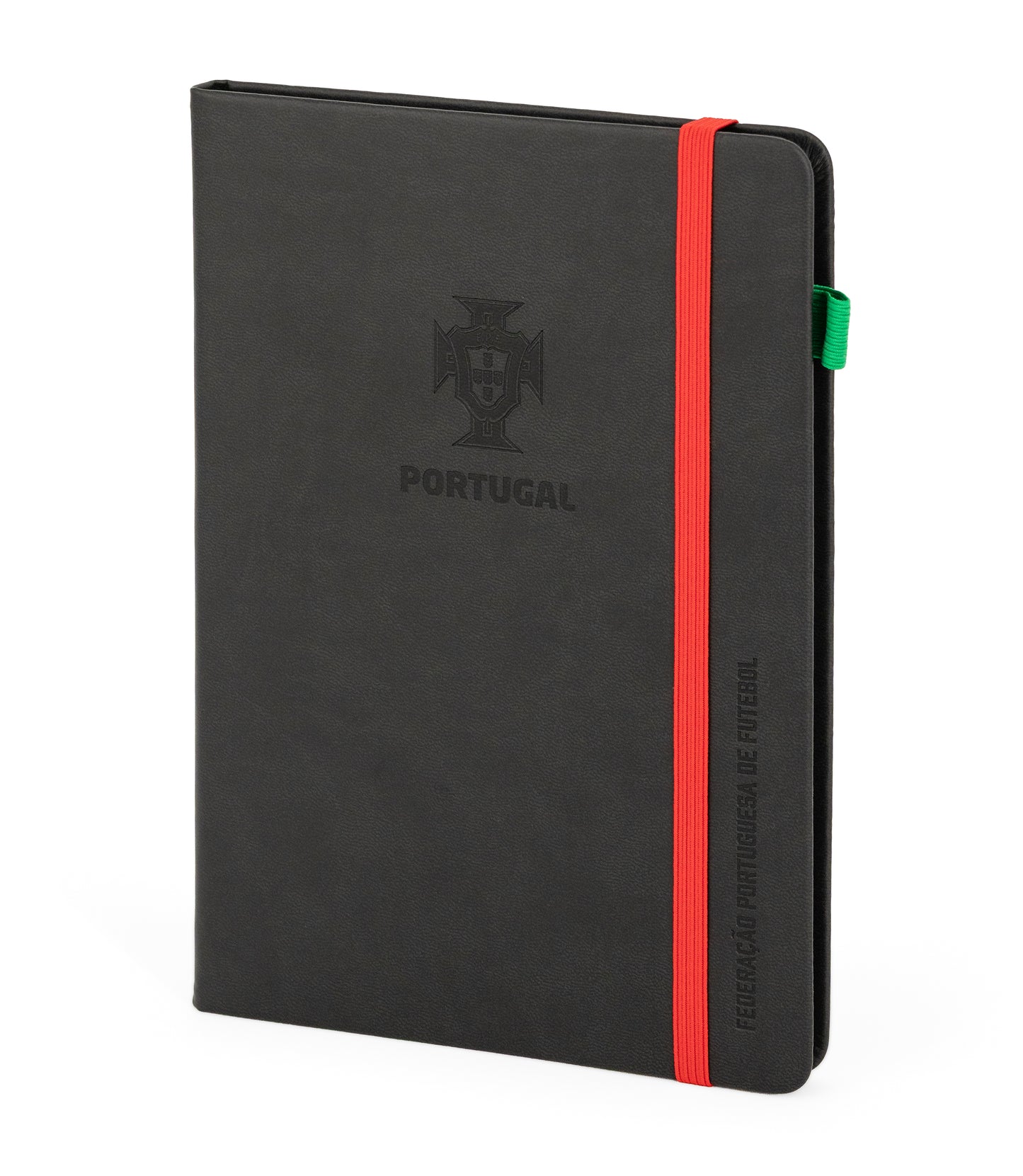 Bloco de Notas FPF Capa Dura Preto com Elástico