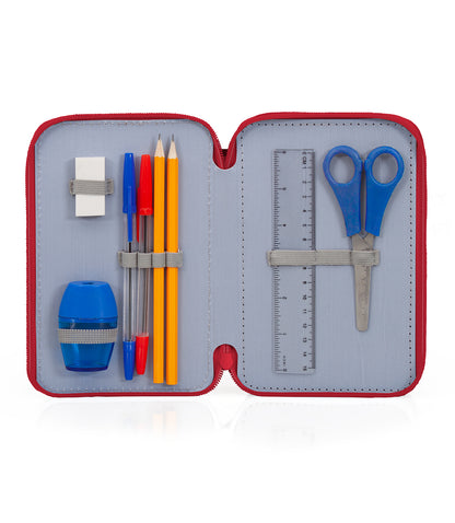 Estojo Triplo SL Benfica com conteúdo