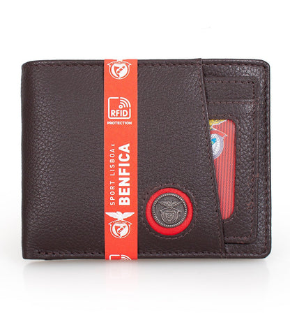 Carteira em Pele com Porta - Cartões Benfica - creativolution.eu